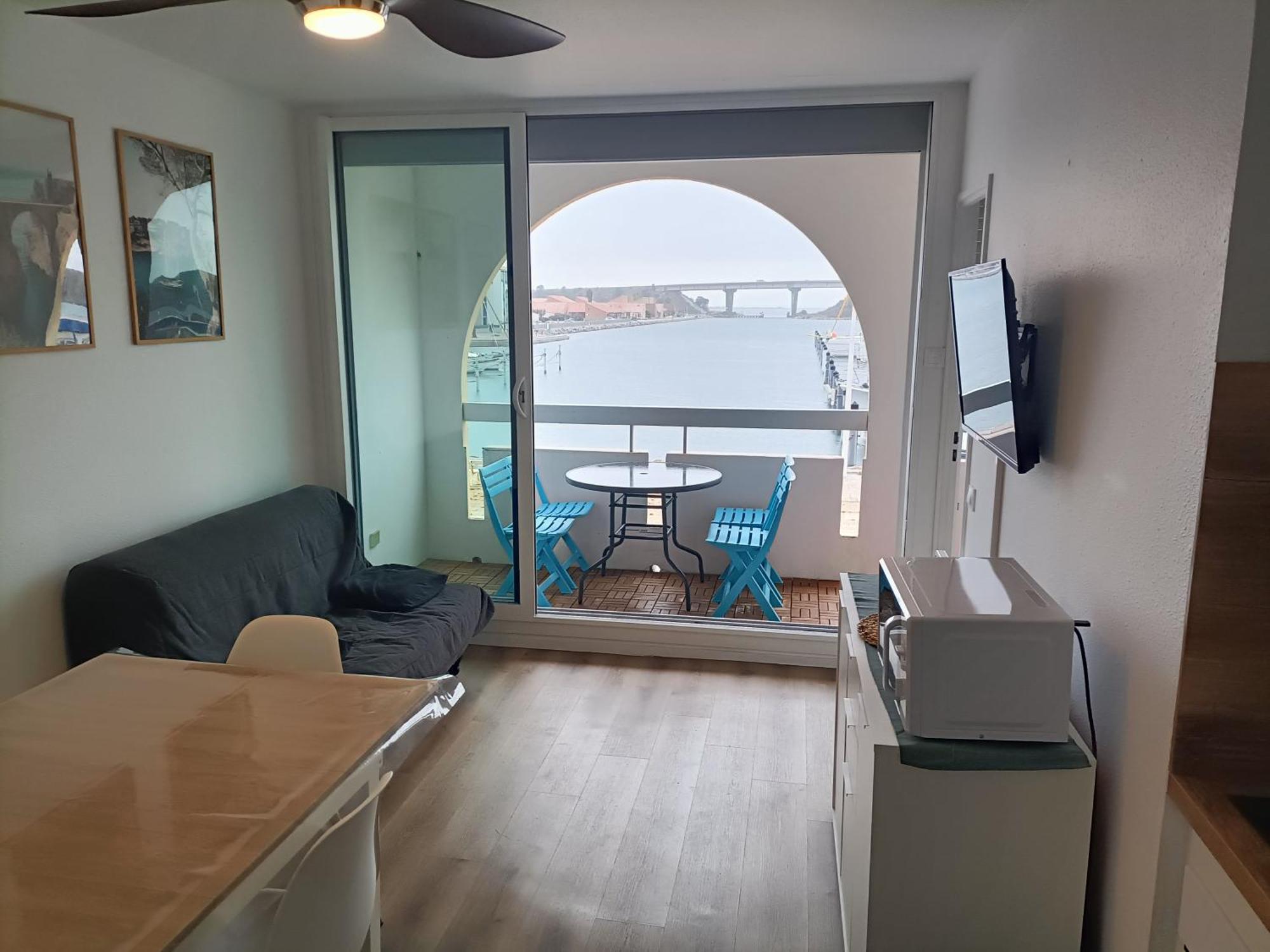T2 Cabine Avec Tres Belle Vue Sur Le Port De Plaisance Leucate Zewnętrze zdjęcie